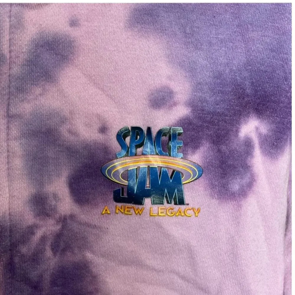 Space Jam Looney Tunes Tie Dye Kids Hoodie 9/10